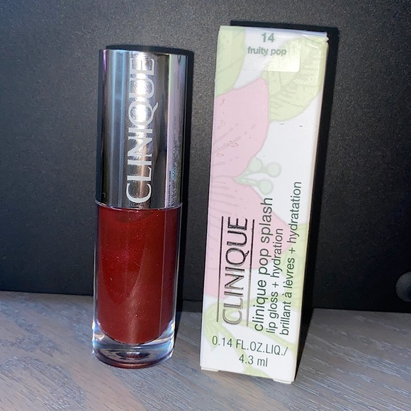 Clinique Pop Splash Lip Gloss, 17 Spritz, 0.14 Ounce brand New - Picture 1 of 5